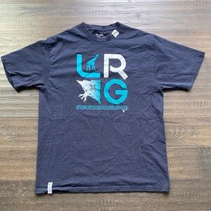 LRG T Shirt Mens Sz Large Navy Short Sleeve Graphic